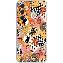 Mobilpad Samsung Galaxy A55 Uyumlu Baskılı Yumuşak Silikon Şeffaf Telefon Kılıfı