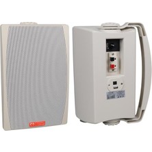 SHC4200 Magicvoice Mv-03 16 cm 60 Watt Komütatörlü Hat Trafolu Beyaz Sütun Hoparlör (2'li Takım)