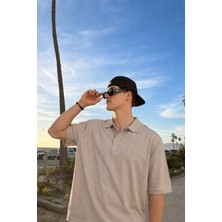 Damga Erkek Pamuklu Trend Taş Polo Yaka T Shirt