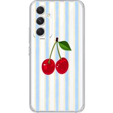 Mobilpad Samsung Galaxy S24 Plus Uyumlu Baskılı Yumuşak Silikon Şeffaf Telefon Kılıfı