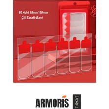 Armoris #çifttaraflıbant Nano Güçlü Şeffaf Montaj Bandı Hazır Kesim Pratik Sabitleme Deliksiz