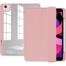 Apple iPad Air 10.9 2020 (4.nesil) Uyumlu Kılıf Zore Nort Arkası Şeffaf Standlı Kılıf