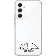 Mobilpad Samsung Galaxy S23 Fe Uyumlu Baskılı Yumuşak Silikon Şeffaf Telefon Kılıfı