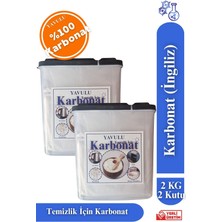 Yavulu Temizlik Için Karbonat Sodyum Bikarbonat Tüm Yüzeyler Için Saf Karbonat 2kg 2 Kutu