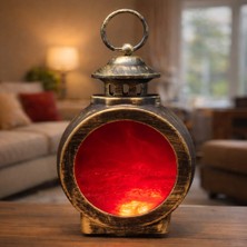 Skygo LED Işıklı Alev Efektli Dekoratif Şömine Fener