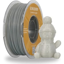Kingroon Twinkling (Simli) Pla Filament Gri - High Speed (600MM/S) - Bambu Lab ve K1 Uyumlu - 1.75MM 1 kg