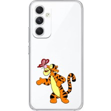 Mobilpad Samsung Galaxy A55 Uyumlu Baskılı Yumuşak Silikon Şeffaf Telefon Kılıfı