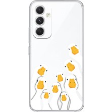 Mobilpad Samsung Galaxy A16 Uyumlu Baskılı Yumuşak Silikon Şeffaf Telefon Kılıfı