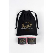 Golden Guard Rhino 4 Metre Pembe Boks Kickboks Muaythai Sanda Mma El Bandajı X2 Adet Boks Bandajı Sargı Bandajı