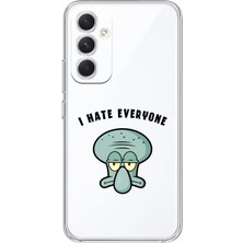 Mobilpad Samsung Galaxy A55 Uyumlu Baskılı Yumuşak Silikon Şeffaf Telefon Kılıfı