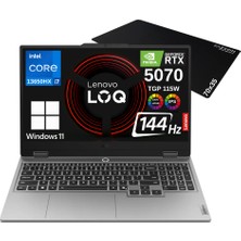 Lenovo Loq 15IRX10WZ16 Intel Core I7 13650HX 32GB 2tb SSD RTX5070 8gb 15,6" Fhd 144Hz IPS Windows 11 Home Gaming Taşınabilir Bilgisayar  - Fazeon Mouse Pad