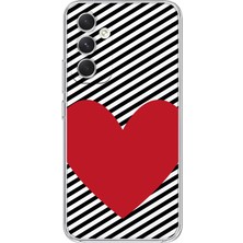 Mobilpad Samsung Galaxy A55 Uyumlu Baskılı Yumuşak Silikon Şeffaf Telefon Kılıfı