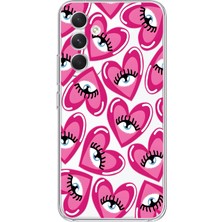 Mobilpad Samsung Galaxy A54 Uyumlu Baskılı Yumuşak Silikon Şeffaf Telefon Kılıfı