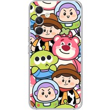 Mobilpad Samsung Galaxy A04S Uyumlu Baskılı Yumuşak Silikon Şeffaf Telefon Kılıfı