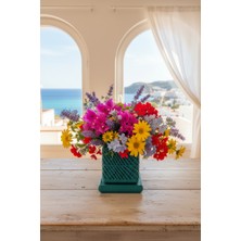 Fılamentim Floranti Stravia Dekoratif Saksı Modern Seri 100X 100X125MM NO.1016.10.Y-18-T