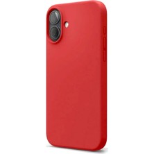 Ve Kırmızı iPhone 17 ile Uyumlu Live Serisi Silikon Kılıf