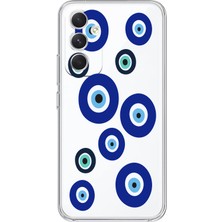 Mobilpad Samsung Galaxy A16 Uyumlu Baskılı Yumuşak Silikon Şeffaf Telefon Kılıfı