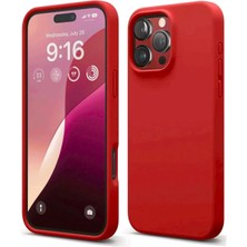 Ve Kırmızı iPhone 16 Pro Max ile Uyumlu Live Serisi Silikon Kılıf