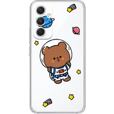 Mobilpad Samsung Galaxy A56 Uyumlu Baskılı Yumuşak Silikon Şeffaf Telefon Kılıfı