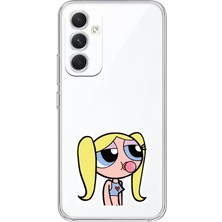 Mobilpad Samsung Galaxy A55 Uyumlu Baskılı Yumuşak Silikon Şeffaf Telefon Kılıfı