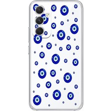 Mobilpad Samsung Galaxy A55 Uyumlu Baskılı Yumuşak Silikon Şeffaf Telefon Kılıfı