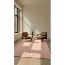 Halı Special Mest Pembe Premium Kadifemsi Halı Oturma Odası-Salon-Mutfak-Kaymaz Taban -Yıkanabilir-Modern