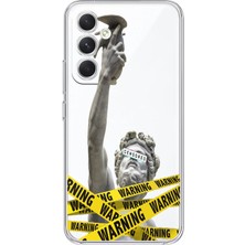 Mobilpad Samsung Galaxy A17 Uyumlu Baskılı Yumuşak Silikon Şeffaf Telefon Kılıfı