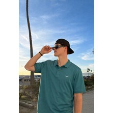 Damga Erkek Pamuklu Trend Mint Polo Yaka T Shirt