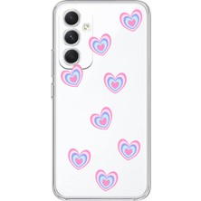 Mobilpad Samsung Galaxy A55 Uyumlu Baskılı Yumuşak Silikon Şeffaf Telefon Kılıfı