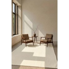 Halı Special Mest Krem Premium Kadifemsi Halı Oturma Odası-Salon-Mutfak-Kaymaz Taban -Yıkanabilir-Modern