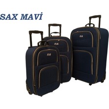 Atlas 2 Tekerli Ucuz Sağlam Valiz 3 Adet