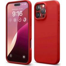 Ve Kırmızı iPhone 16 Pro ile Uyumlu Live Serisi Silikon Kılıf