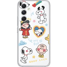 Mobilpad Samsung Galaxy S25 Plus Uyumlu Baskılı Yumuşak Silikon Şeffaf Telefon Kılıfı