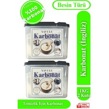 Yavulu Karbonat (Ingiliz) Sodyum Bikarbonat Besin Türü Karbonat 1kg (Iki Kutu) Özel Kutusunda