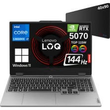 Lenovo Loq 15IRX10WZ10 Intel Core I7 13650HX 24GB 2tb SSD RTX5070 8gb 15,6" Fhd 144Hz IPS Windows 11 Home Gaming Taşınabilir Bilgisayar- Xxl Mouse Pad