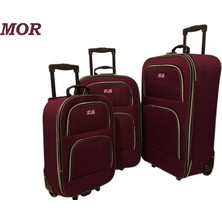 Atlas 2 Tekerli Ucuz Sağlam Valiz 3 Adet