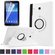 Samsung Galaxy Tab 3 Lite 7.0 T110 Uyumlu Zore Dönebilen Standlı Kılıf