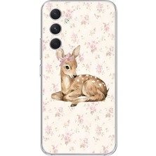 Mobilpad Samsung Galaxy A16 Uyumlu Baskılı Yumuşak Silikon Şeffaf Telefon Kılıfı