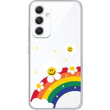 Mobilpad Samsung Galaxy A16 Uyumlu Baskılı Yumuşak Silikon Şeffaf Telefon Kılıfı