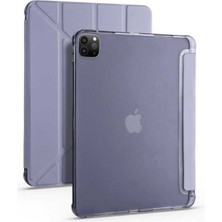 Apple iPad Pro 11 2020 (2.nesil) Uyumlu Kılıf Zore Tri Folding Kalem Bölmeli Standlı Kılıf