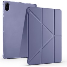 Honor Pad X8A Uyumlu Kılıf Zore Tri Folding Kalem Bölmeli Standlı Kılıf