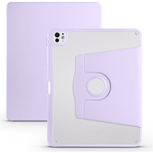 Apple iPad Pro 13 2024 Uyumlu Kılıf Zore Termik Kalem Bölmeli Dönebilen Standlı Kılıf