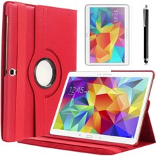 Samsung Galaxy Tab 4 10.1 T530 Uyumlu Zore Dönebilen Standlı Kılıf