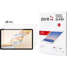 Honor Pad X9A Uyumlu Zore 5in1 Tablet Temperli Cam Ekran Koruyucu