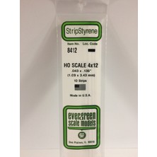 Evergreen 8412 Plastık ÇITA-355MM BOY-1,09X3,43MM-10 Adet -B