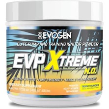 Evogen Evp Xtreme No - Sugar Free Preworkout With Beta Alanine Creatine And Caffeine For Energy Pump Tropic Thunder