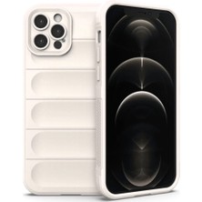 Eco Port Iphone 12 Pro Kılıf Optimum Silikon - Krem
