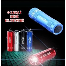 Eco Port Süper Parlak 9 Ledli Metal Mini El Feneri