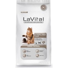 Lavital Kuzu Etli Kısırlaştırılmış Yetişkin Kedi Maması 12 kg
