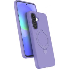 Eco Port Samsung Galaxy A36 Regal Magsafe Standlı Kapak - Lila